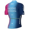 Cykeltrøje 2022 Hagens Berman Axeon Fushia Azur